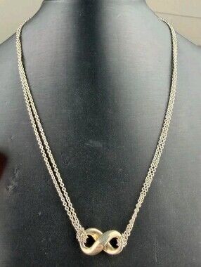 Tiffany's & Co Infinity Necklace 18"